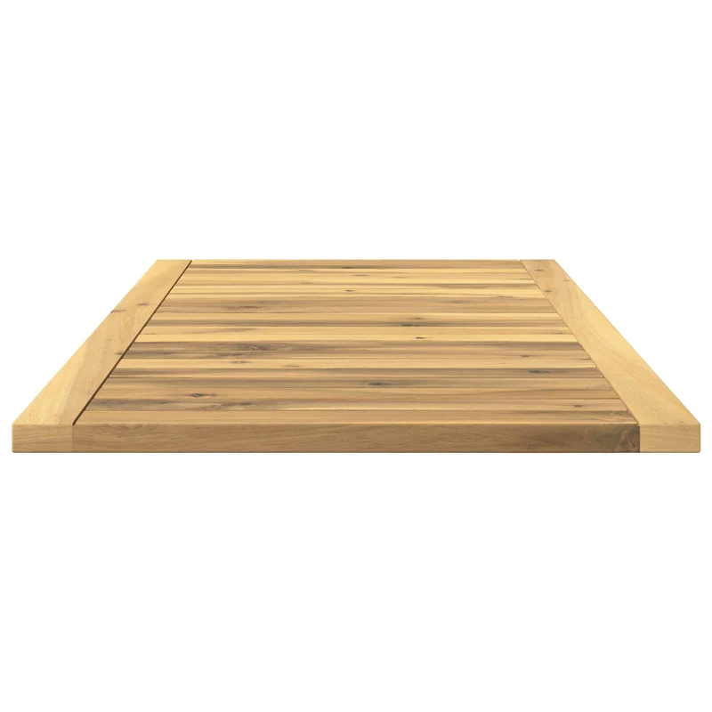 Table Top 88.5 x 45 x 2 cm Rectangular Solid Acacia Wood