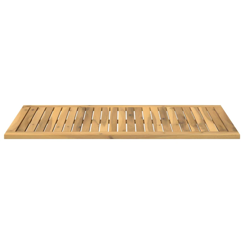 Table Top 100.5 x 49 x 2 cm Rectangular Solid Acacia Wood