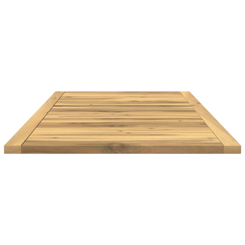 Table Top 108.5 x 55 x 2 cm Rectangular Solid Acacia Wood