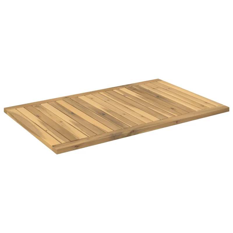 Table Top 88.5 x 55 x 2 cm Rectangular Solid Acacia Wood