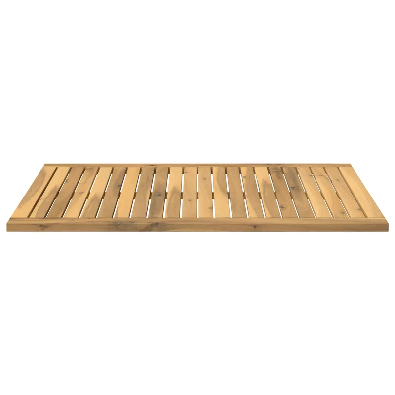 Table Top 88.5 x 55 x 2 cm Rectangular Solid Acacia Wood