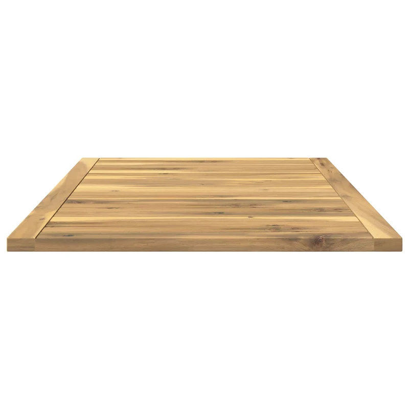 Table Top 88.5 x 55 x 2 cm Rectangular Solid Acacia Wood