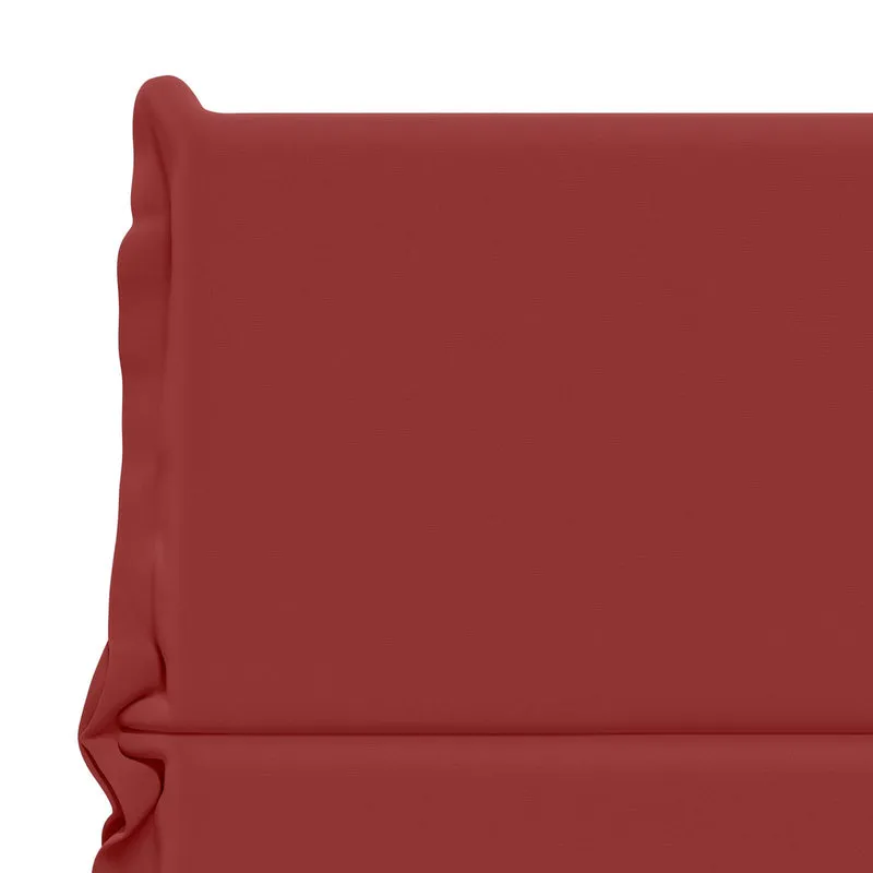 High Back Chair Cushion GEMERT 4 pcs 100% Polyester Wine Red