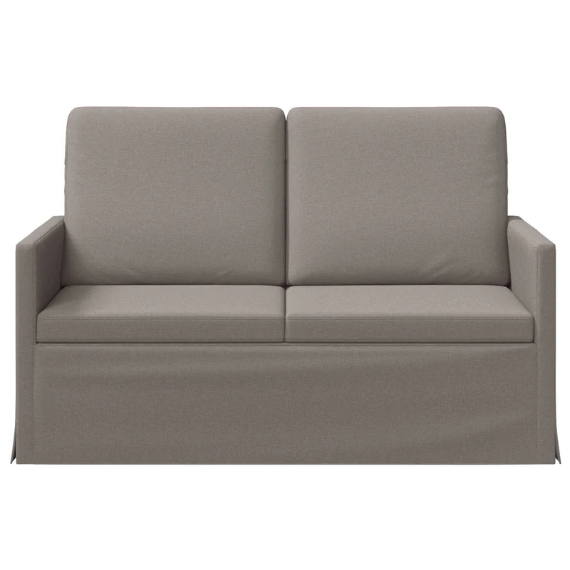 2 Seater Sofa Taupe 130 x 81 x 82 cm Fabric