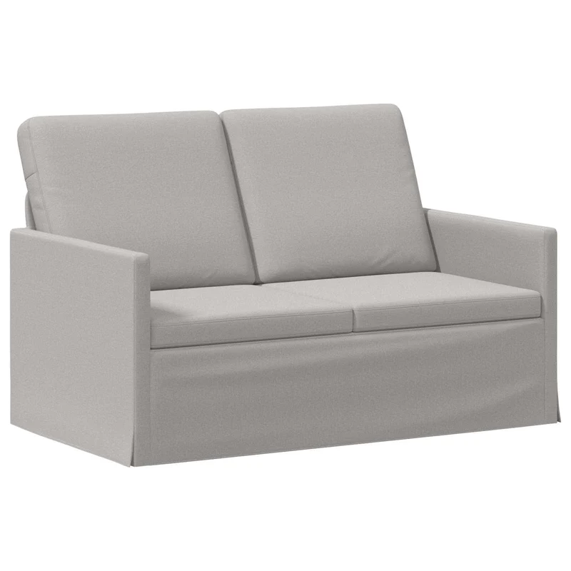 2 Seater Sofa Cloud Grey 130 x 81 x 82 cm Fabric