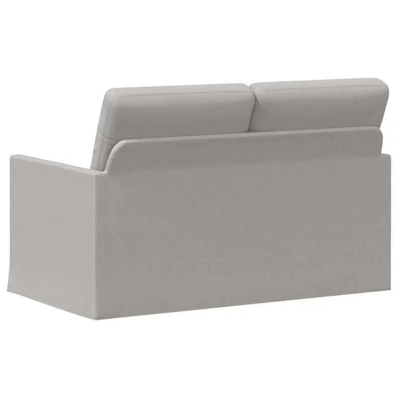 2 Seater Sofa Cloud Grey 130 x 81 x 82 cm Fabric
