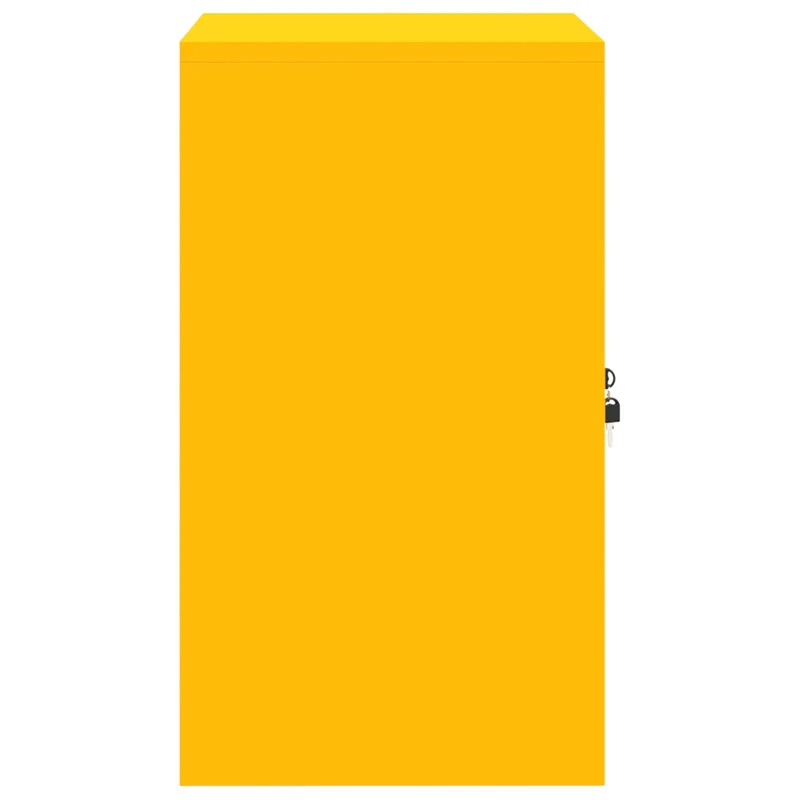 Storage Cabinet Mustard Yellow 60 x 40 x 70 cm Steel