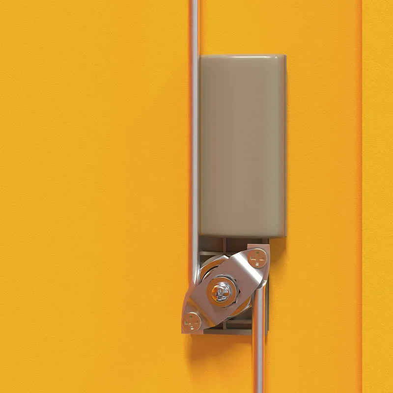 Storage Cabinet Mustard Yellow 60 x 40 x 70 cm Steel