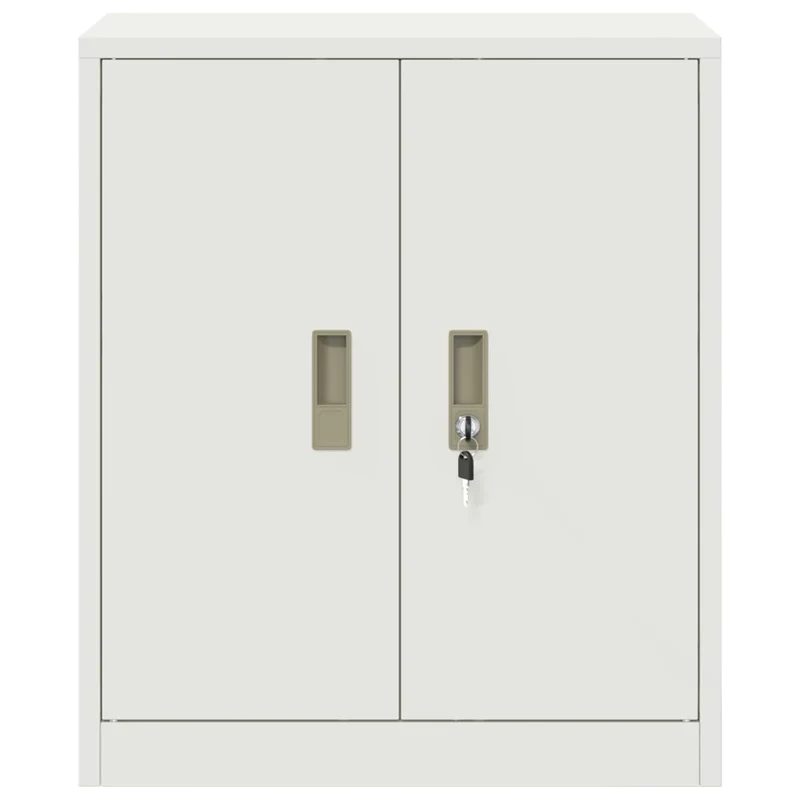 Storage Cabinet White 60 x 40 x 70 cm Steel