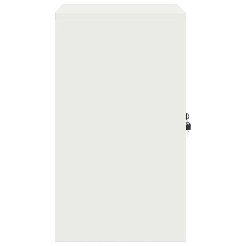 Storage Cabinet White 60 x 40 x 70 cm Steel