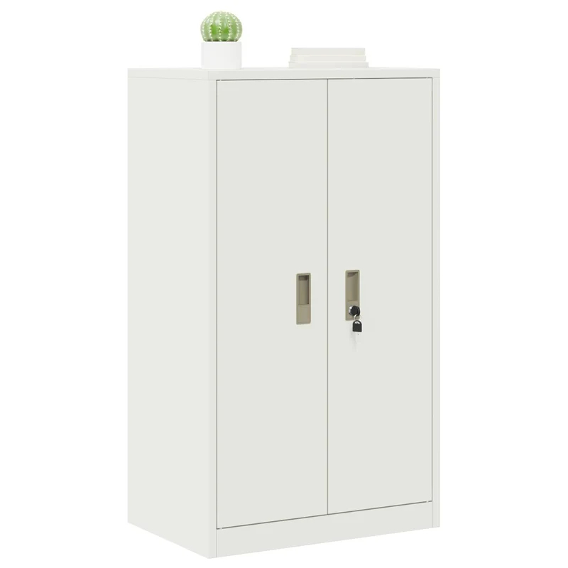 Storage Cabinet White 60 x 40 x 105 cm Steel