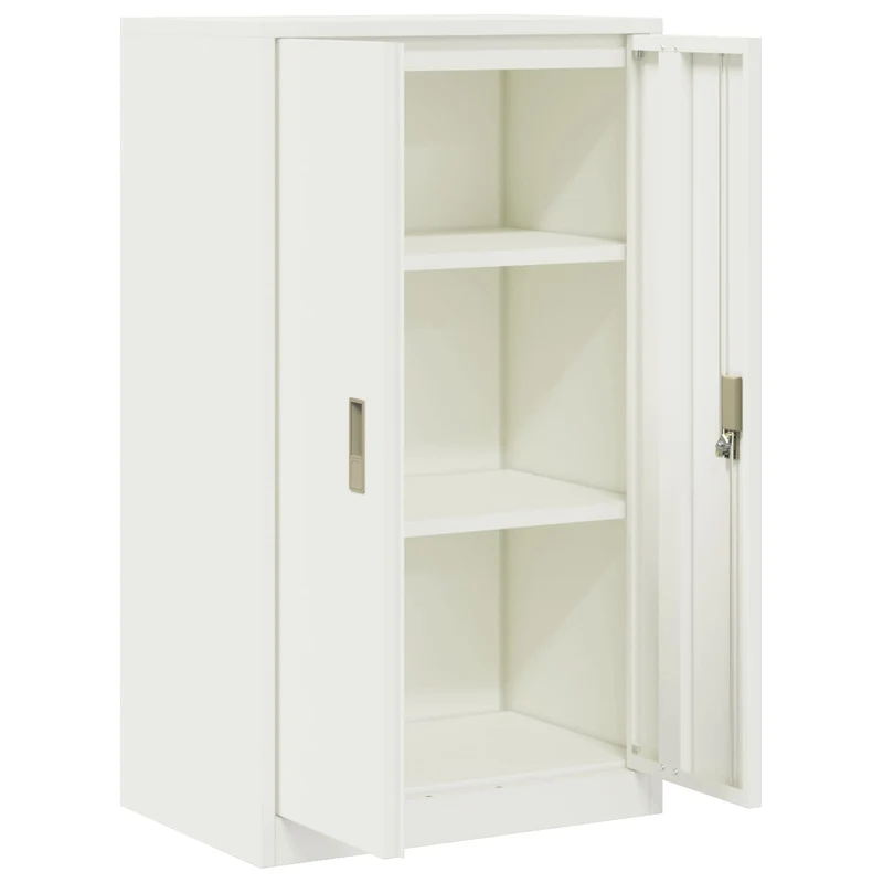 Storage Cabinet White 60 x 40 x 105 cm Steel