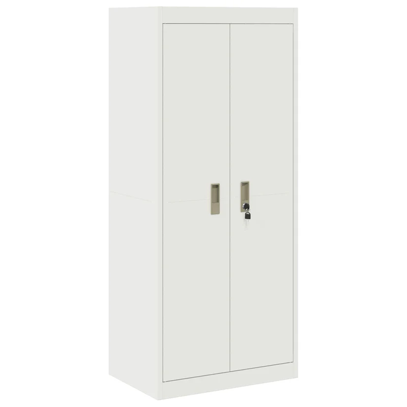 Storage Cabinet White 60 x 40 x 140 cm Steel