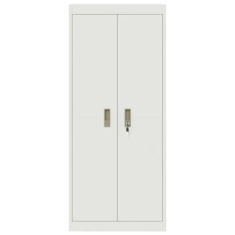 Storage Cabinet White 60 x 40 x 140 cm Steel