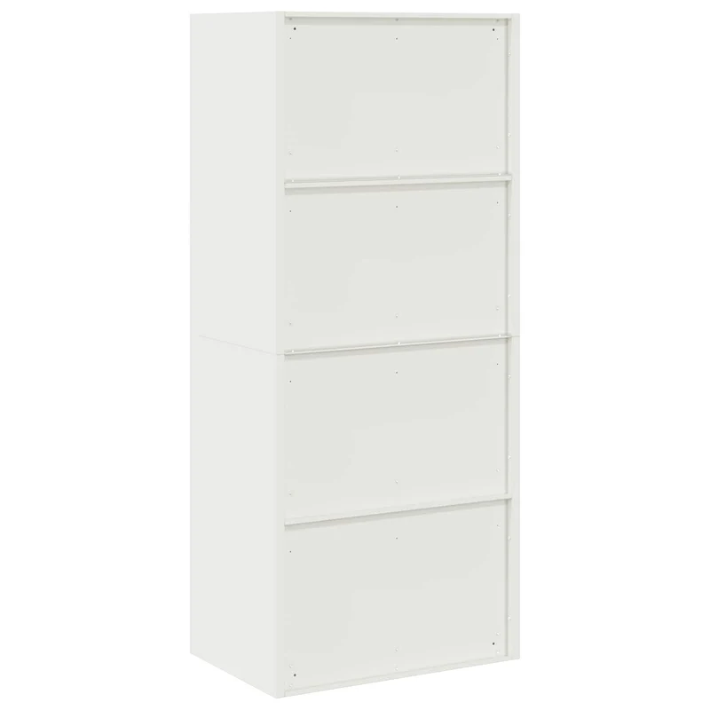 Storage Cabinet White 60 x 40 x 140 cm Steel