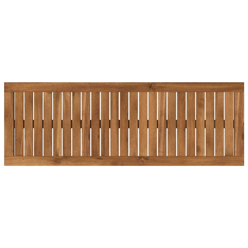 Table Top 100.5 x 35 x 2 cm Rectangular Solid Acacia Wood