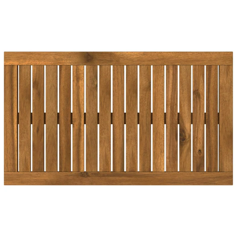Table Top 68.5 x 40 x 2 cm Rectangular Solid Acacia Wood