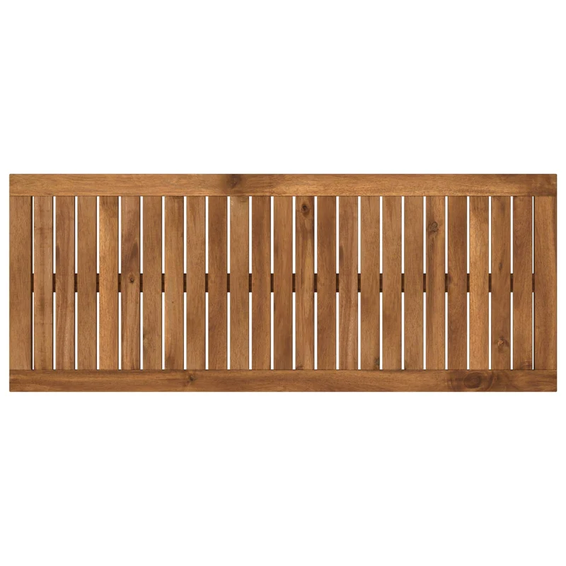 Table Top 100.5 x 40 x 2 cm Rectangular Solid Acacia Wood