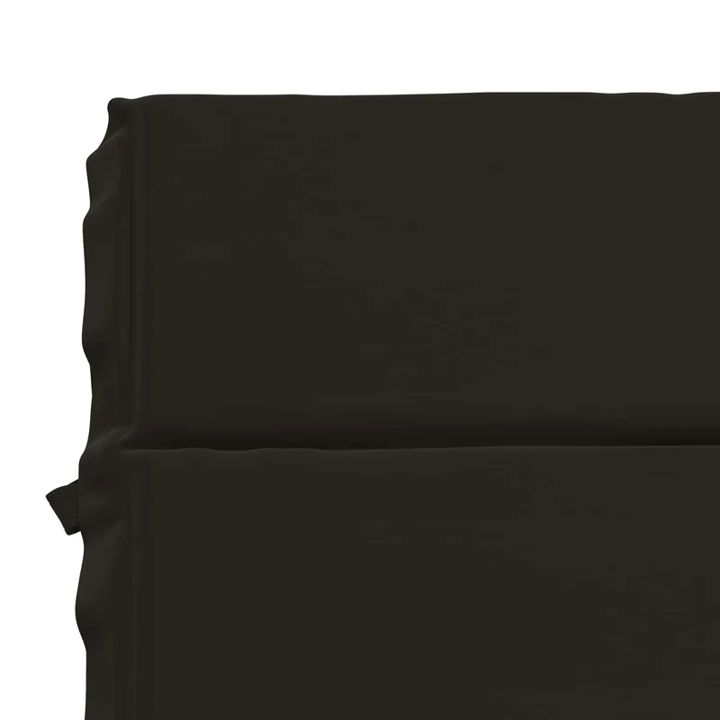 Sunlounger Cushion GEMERT 100% Polyester Black 200 x 55 x 3 cm