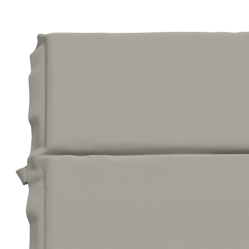 Sunlounger Cushion GEMERT 100% Polyester Grey 200 x 55 x 3 cm
