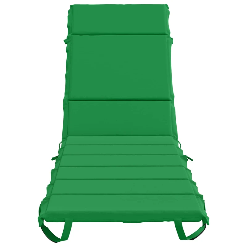 Sunlounger Cushion GEMERT 100% Polyester Green 200 x 55 x 3 cm