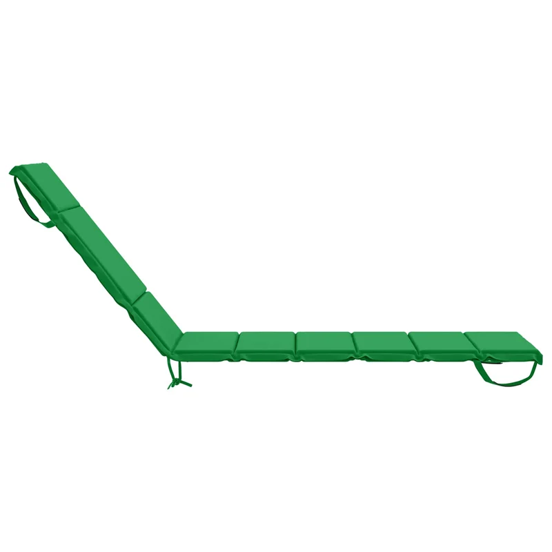 Sunlounger Cushion GEMERT 100% Polyester Green 200 x 55 x 3 cm
