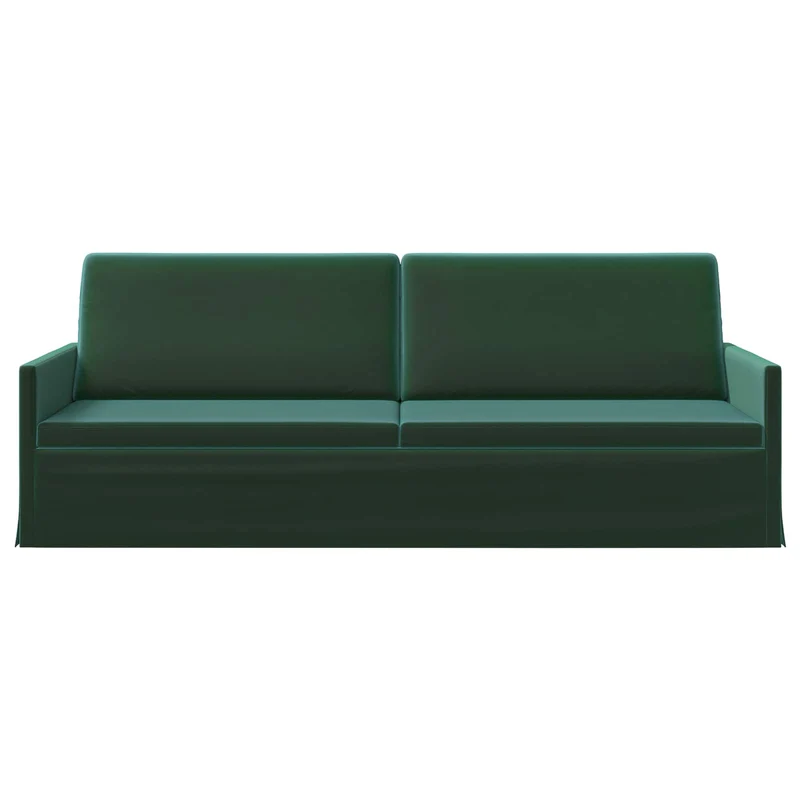 3 Seater Sofa Dark Green 220 x 81 x 82 cm Velvet