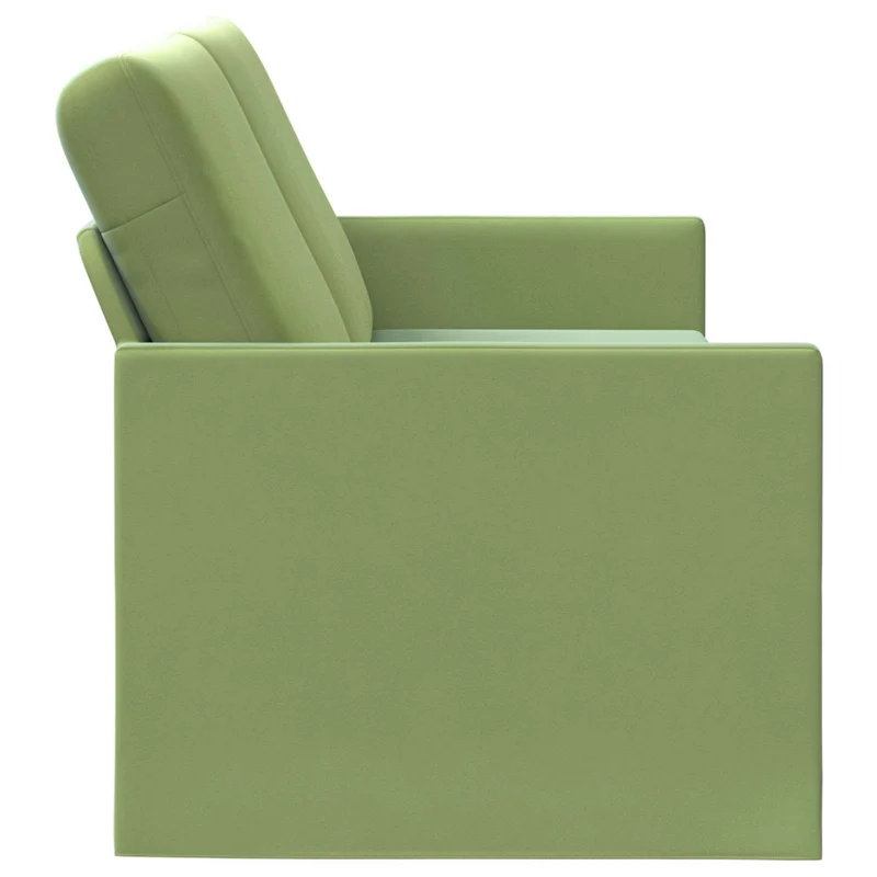 3 Seater Sofa Light Green 220 x 81 x 82 cm Velvet