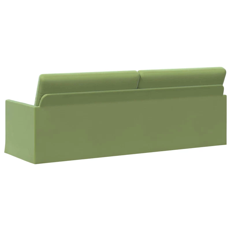 3 Seater Sofa Light Green 220 x 81 x 82 cm Velvet