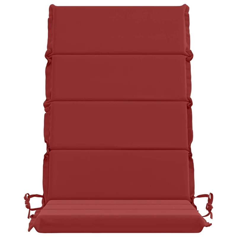 High Back Chair Cushion GEMERT 2 pcs 100% Polyester Wine Red