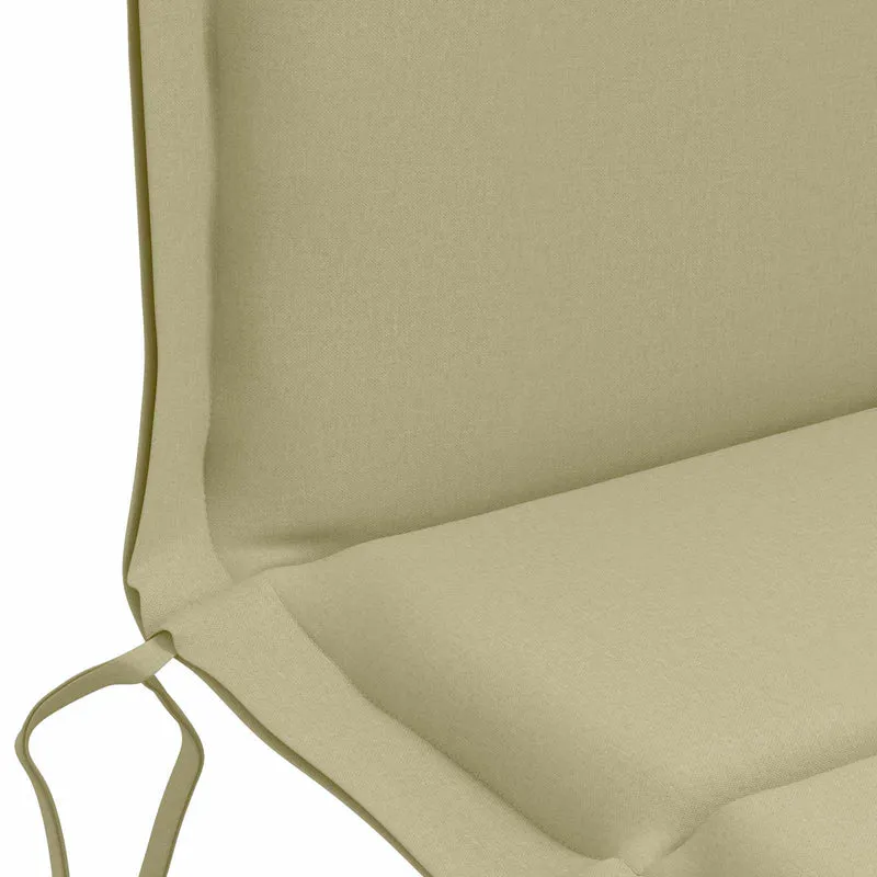Low Back Chair Cushion GEMERT 6 pcs 100% Polyester Light Green