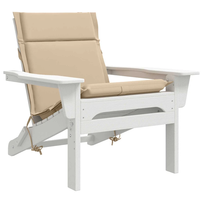 Low Back Chair Cushion GEMERT 6 pcs 100% Polyester Cream