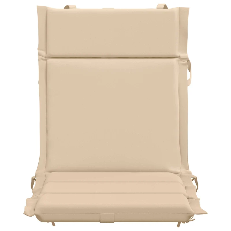 Low Back Chair Cushion GEMERT 6 pcs 100% Polyester Cream