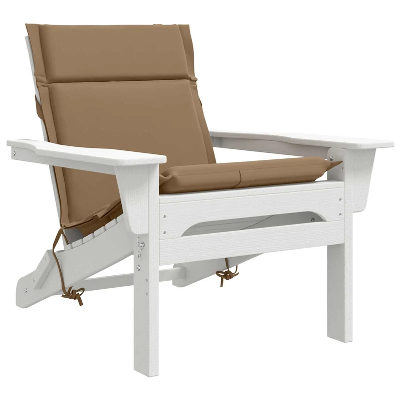 Low Back Chair Cushion GEMERT 6 pcs 100% Polyester Taupe