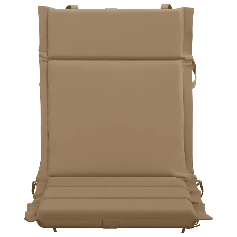 Low Back Chair Cushion GEMERT 6 pcs 100% Polyester Taupe