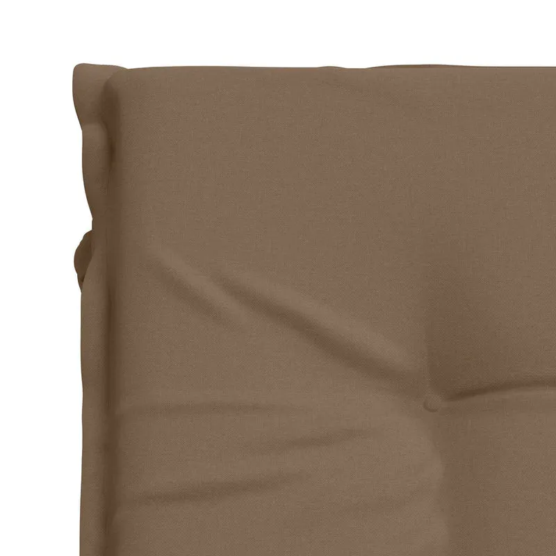 Sunlounger Cushion GEMERT 100% Polyester Taupe 190 x 50 x 9 cm