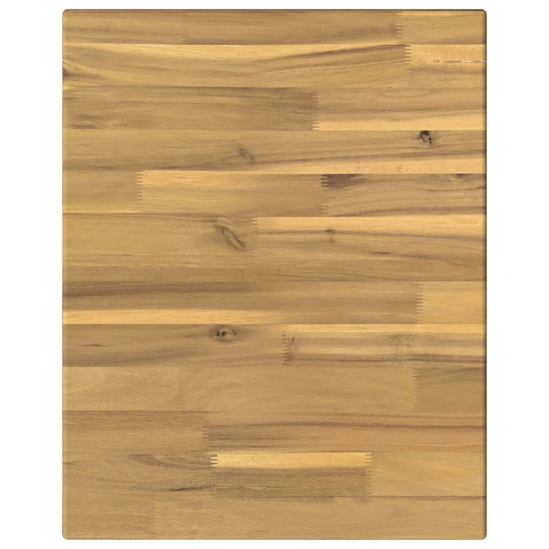 Rectangular Table Top 40 x 40 x 3.2 cm Square Solid Acacia Wood
