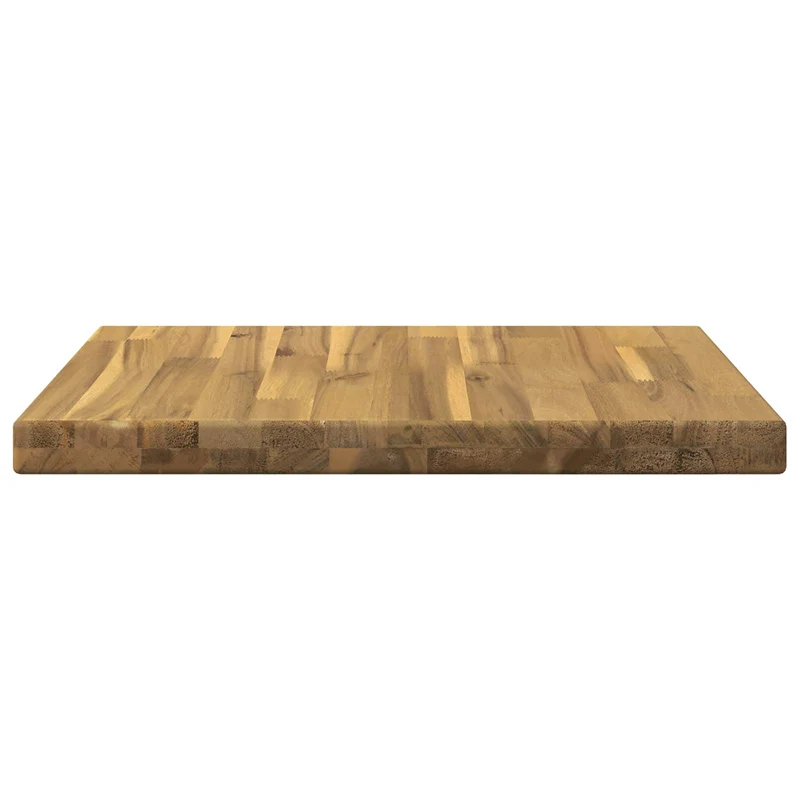 Rectangular Table Top 40 x 40 x 3.2 cm Square Solid Acacia Wood