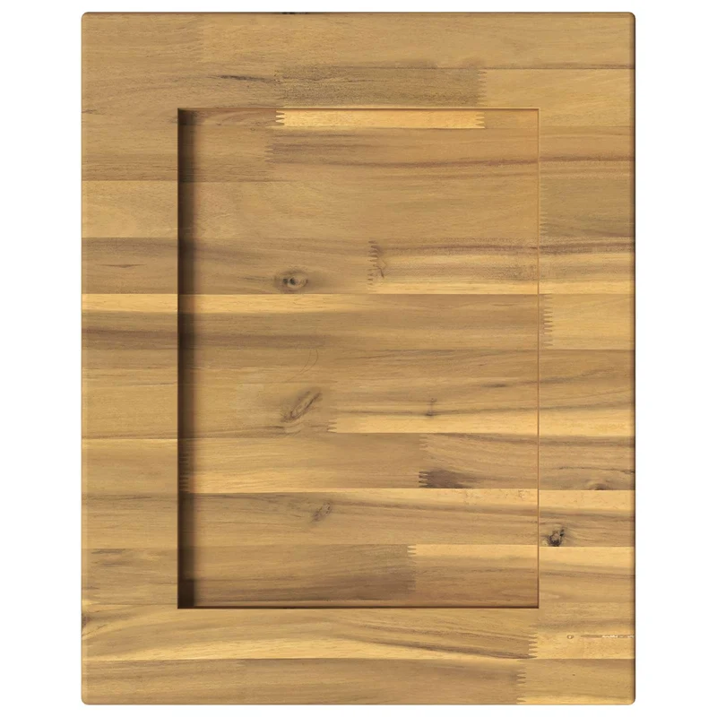 Rectangular Table Top 40 x 40 x 3.2 cm Square Solid Acacia Wood