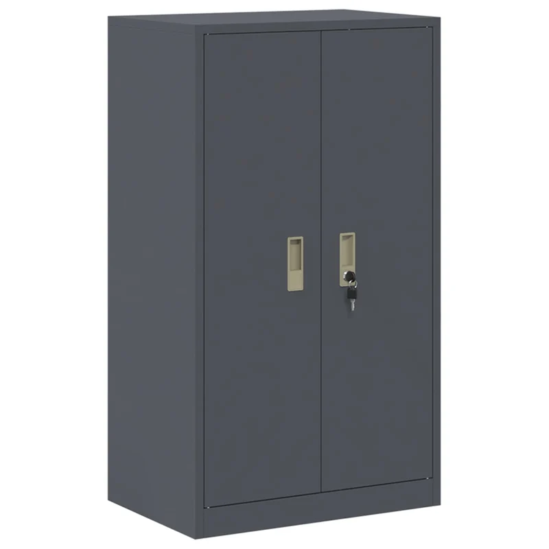 Storage Cabinet 2 pcs Anthracite 60 x 40 x 175 cm Steel