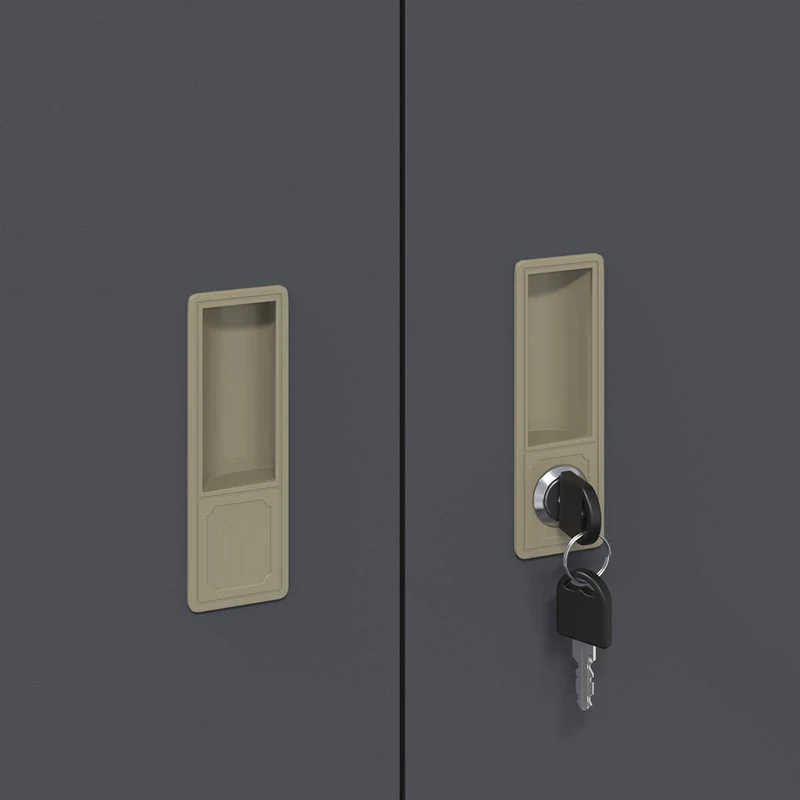 Storage Cabinet 2 pcs Anthracite 60 x 40 x 175 cm Steel