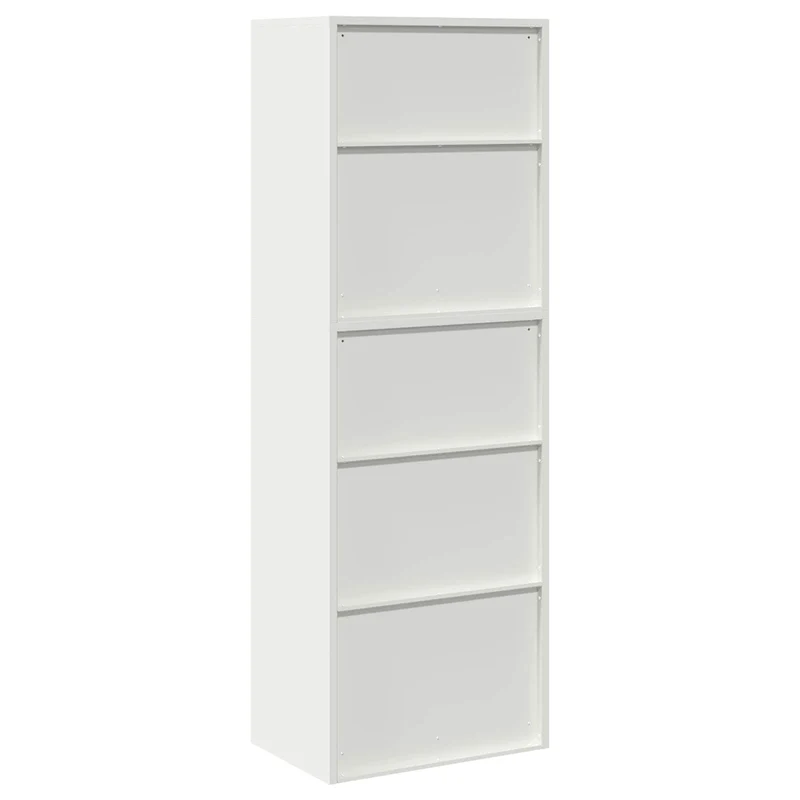 Storage Cabinet 2 pcs White 60 x 40 x 175 cm Steel Lockable
