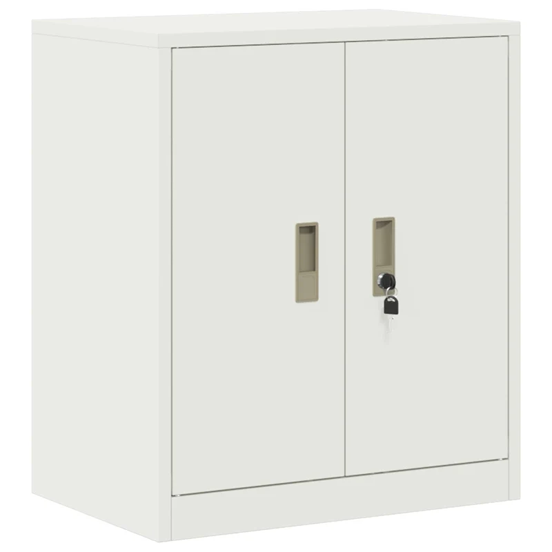 Storage Cabinet 2 pcs 60 x 40 x 210 cm Steel Lockable