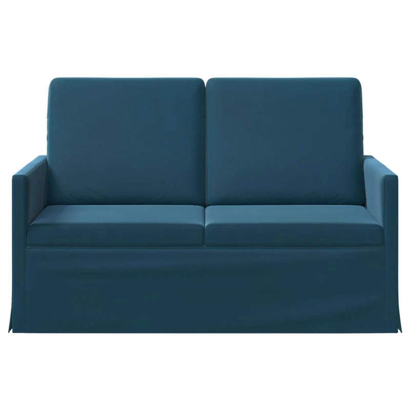 2 Seater Sofa Blue 130 x 81 x 82 cm Velvet