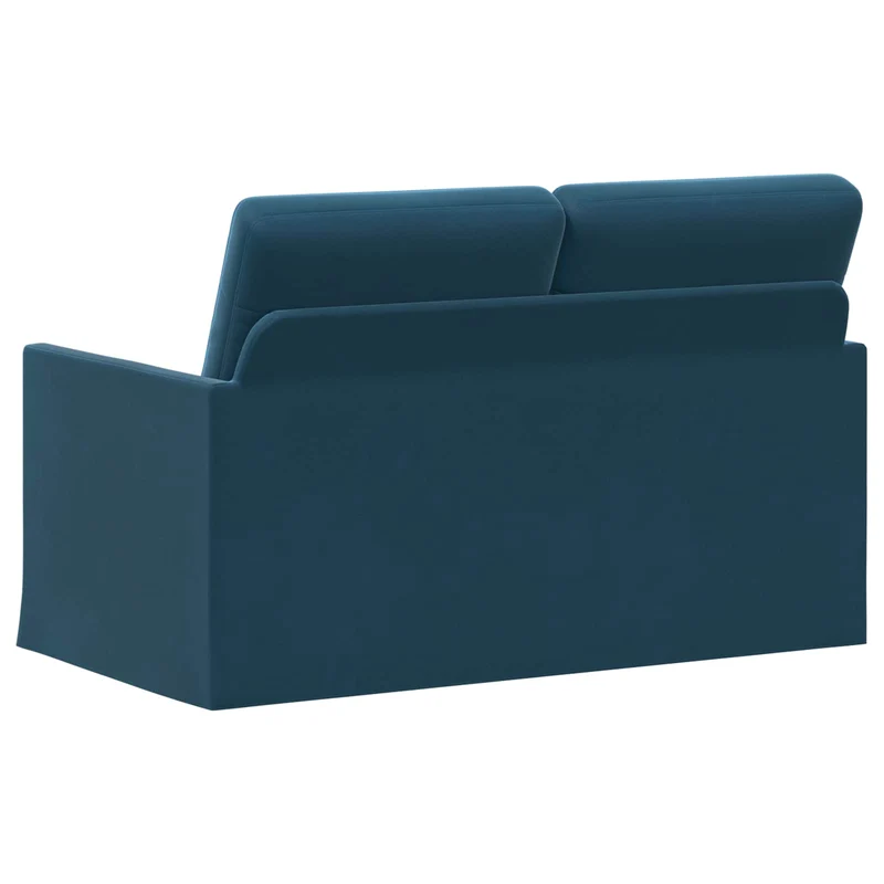2 Seater Sofa Blue 130 x 81 x 82 cm Velvet