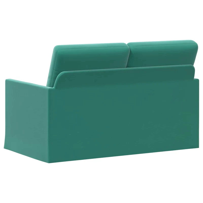 2 Seater Sofa Turquoise 130 x 81 x 82 cm Velvet