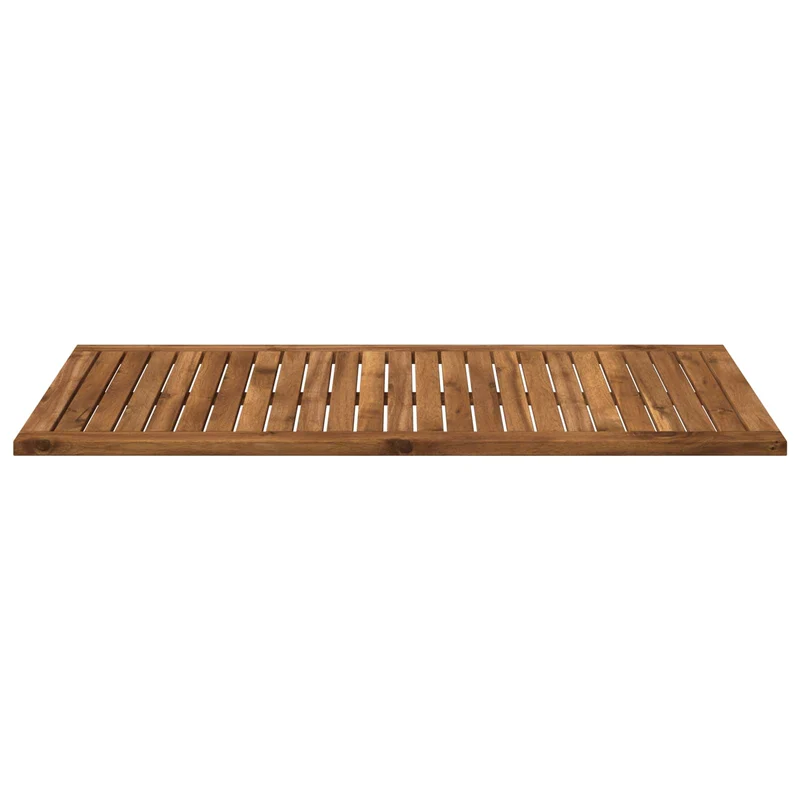 Table Top 100.5 x 49 x 2 cm Rectangular Solid Acacia Wood