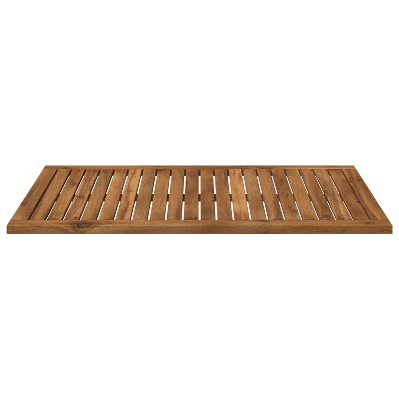 Table Top 88.5 x 55 x 2 cm Rectangular Solid Acacia Wood