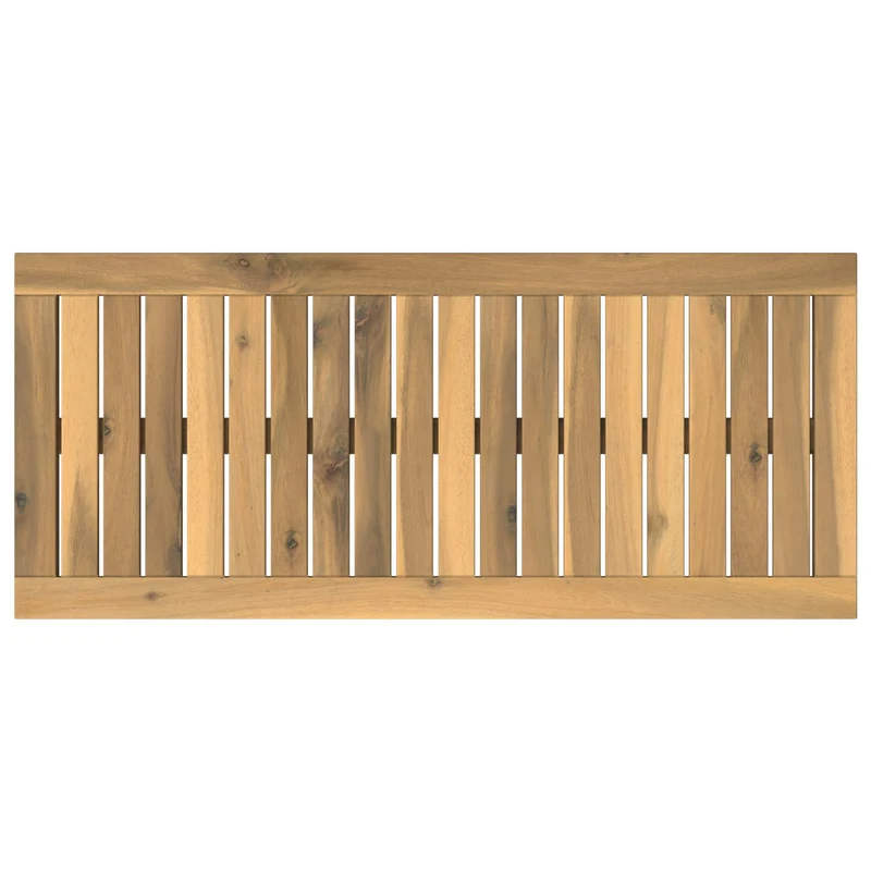 Table Top 80.5 x 35 x 2 cm Rectangular Solid Acacia Wood