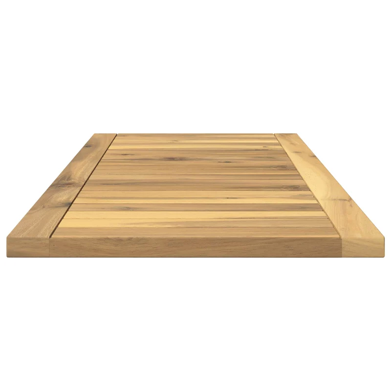 Table Top 80.5 x 35 x 2 cm Rectangular Solid Acacia Wood